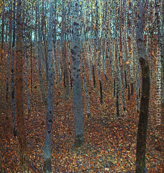 Gustav Klimt : Beech Forest